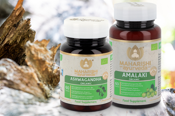 The products ashwagandha and amlaki